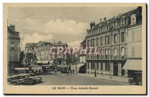 Cartes postales Le Mans Place Aristide Briand