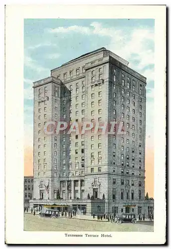 Cartes postales Tennessee Terrace Hotel Aerplane view University of Tennessee