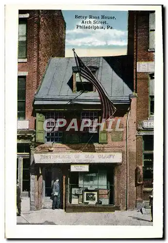 Cartes postales Betsy Ross House Arch Street Philadelphia Pa Post office