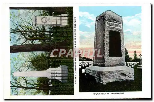 Cartes postales Graves Of George Washington Parke Custis And Wife