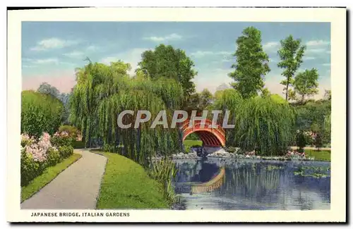 Cartes postales Japanese Bridge Italian Gardens Education building State Capitol Park