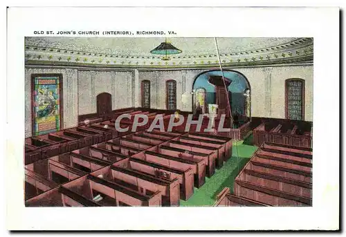 Cartes postales Old St John&#39s Church Richmond Va Monument church