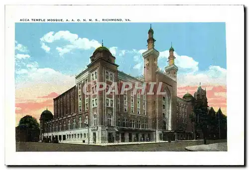 Cartes postales Acca Temple Richmond Va State Library Building Bibliotheque