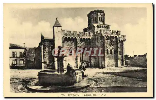 Cartes postales Royat L&#39Eglise