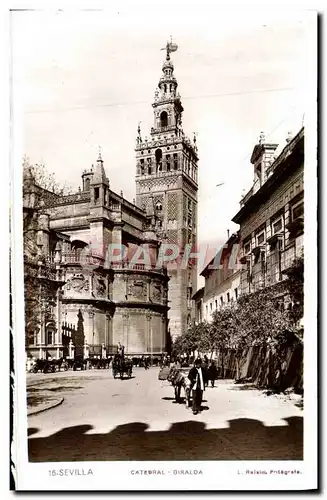 Ansichtskarte AK Sevilla Catedral Giralda