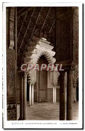 Cartes postales Sevilla Alcazar Patio De Las Doncellas