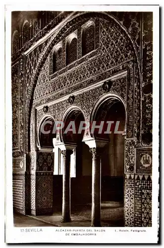 Cartes postales Sevilla Alcazar Puerta del Salon de Embajadores