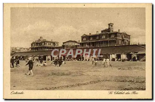 Cartes postales Ostende Le chalet du roi