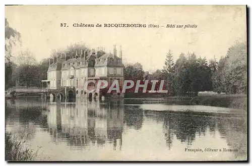 Cartes postales Chateau de Ricquebourg Bati Sur Pilotis