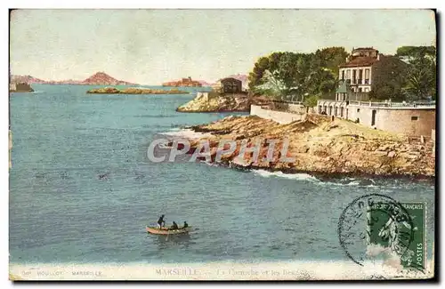 Ansichtskarte AK Marseille La corniche et les iles