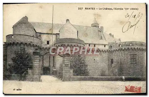 Cartes postales Nantes Le Chateau L&#39Entree