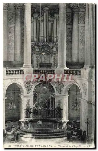 Ansichtskarte AK Versailles Chateau De Choeur de la Chapelle Orgue