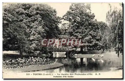 Ansichtskarte AK Tours Le Jardin des Prebendes d&#39Oe