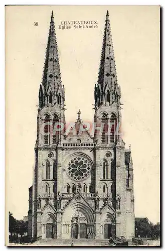 Ansichtskarte AK Chateauroux Eglise Saint Andre