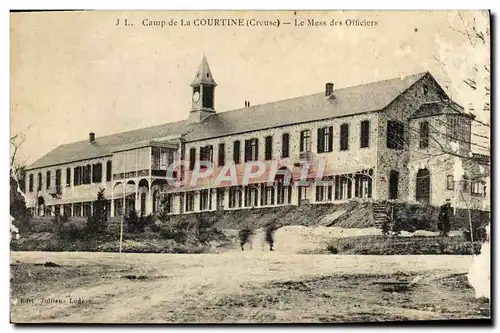 Cartes postales Camp de la Courtine Le Mess des Officiers Militaria