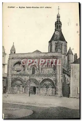 Cartes postales Civray Eglise Saint Nicolas