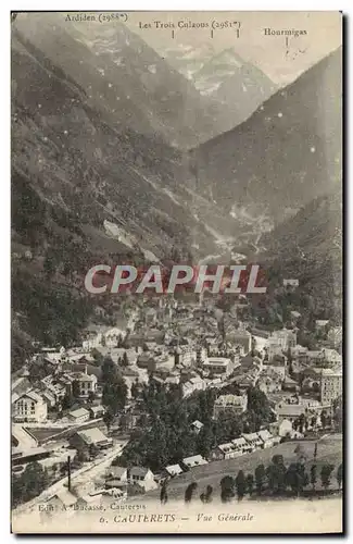 Cartes postales Cauterets Vue generale