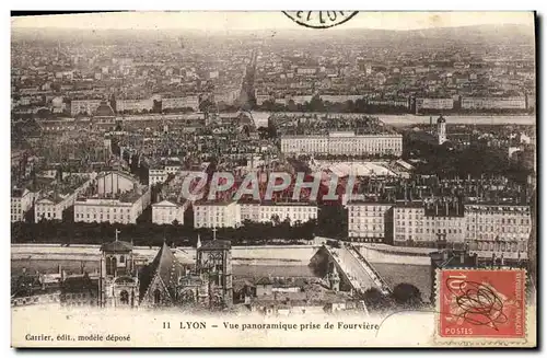 Ansichtskarte AK Lyon Vue Panoramique Prise de Fourviere