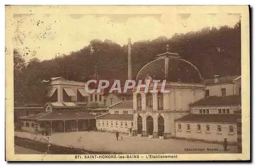 Cartes postales Saint Honore les Bains L'Etabllssement