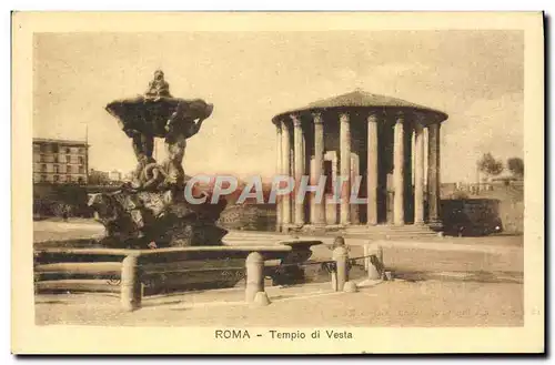 Ansichtskarte AK Roma Tempio di Vesta