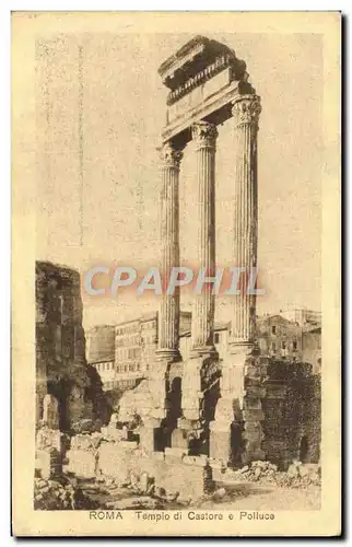 Cartes postales Roma Tempio di Castore e Polluce