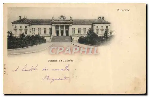 Cartes postales Auxerre Palais de Justice