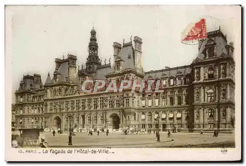 Cartes postales Paris La Facade de l&#39Hotel de ville