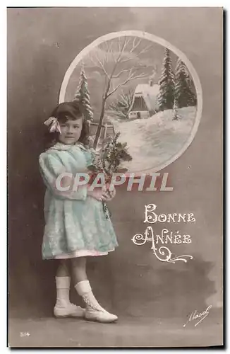 Cartes postales Fantaisie Enfant Bonne Annee