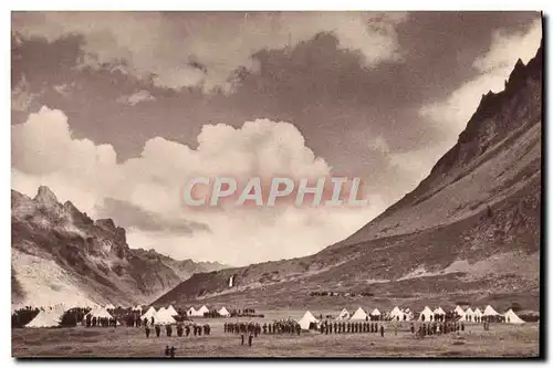 Ansichtskarte AK Bivouac En Montagne Militaria