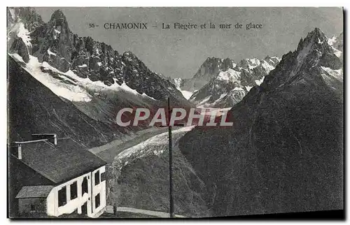 Cartes postales Chamonix La Flegere et la Mer de Glace