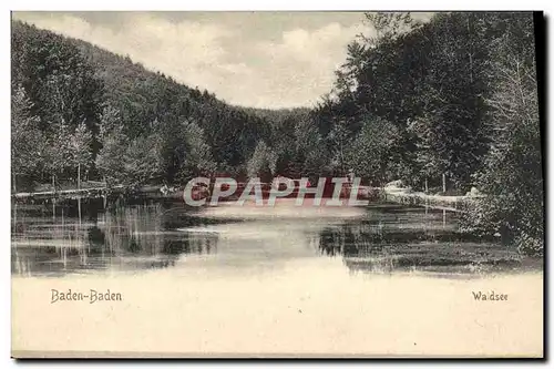 Cartes postales Baden Baden Waldsee