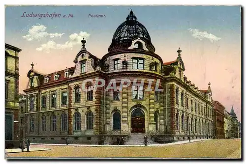 Cartes postales Ludwigshafen Postamt