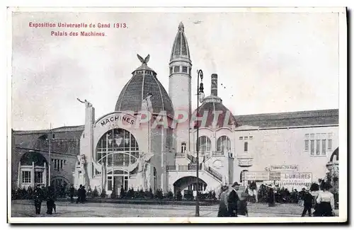 Cartes postales Exposition universelle de Gand 1913 Palais des Machines