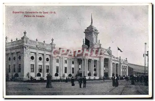 Cartes postales Exposition universelle de Gand 1913 Palais du Canada