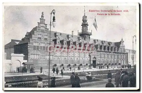 Cartes postales Exposition universelle de Gand 1913 Palais de la Hollande
