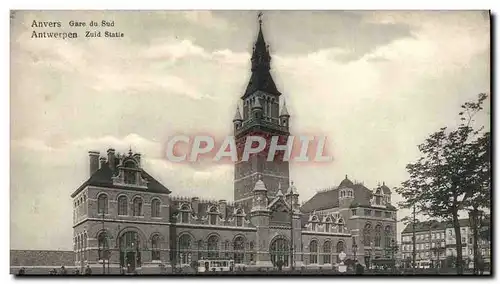 Cartes postales Anvers Gare du Sud