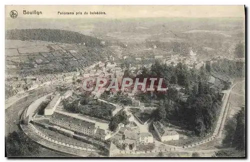Cartes postales Bouillon Panorama pris du Belvedere