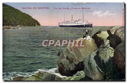 Cartes postales Barra De Santos Das Paiman Ponta do Munduba Bateau