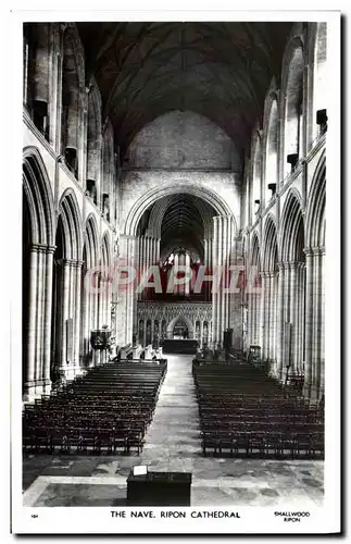 Ansichtskarte AK The Nave Ripon Cathedral