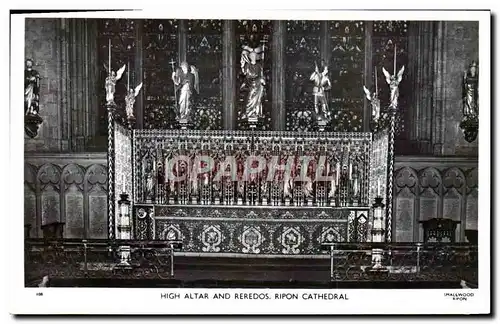 Cartes postales moderne High altar and Reredos Ripon cathedral