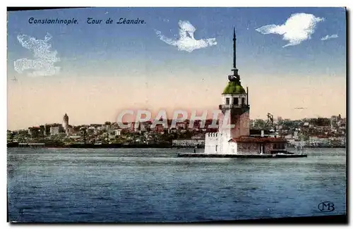 Cartes postales Constantinople Tour de Leandre