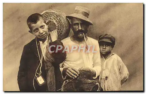 Cartes postales Tipi e costumi Napoletani Folklore Costume