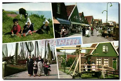 Moderne Karte Volendam Folklore