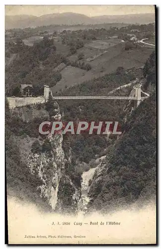 Cartes postales Cusy Pont de L&#39Abime