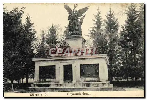 Cartes postales Worth A S Bayerndenkmal