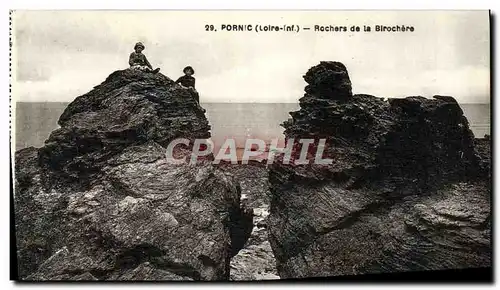 Ansichtskarte AK Pornic Rochers De La Birochere