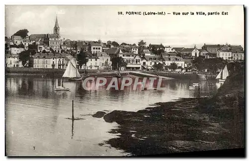 Ansichtskarte AK Pornic Vue Sur La Ville Partie Est