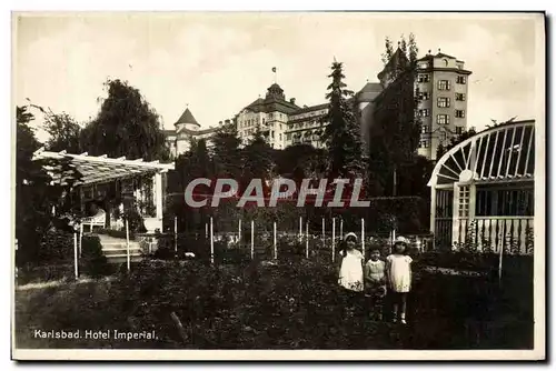 Cartes postales Karlsbad Hotel Imperial Enfants