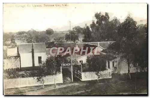 Cartes postales Cottage El Verano Sonoma Co Cal French Cottage