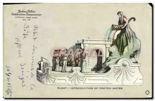 Cartes postales Float Introduction Of Croton Water